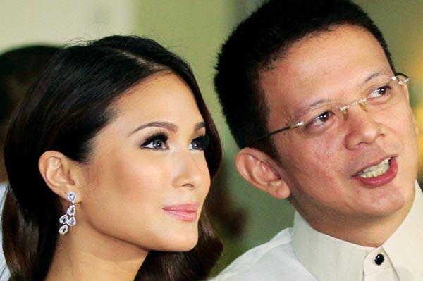 Senator Chiz Escudero and Heart Evangelista, wedding countdown begins