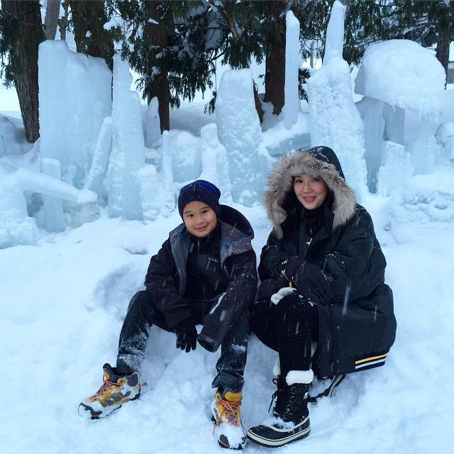 Kris Aquino: on her and sons’ Japan grand vacation; “Welcome 2015 with love!”