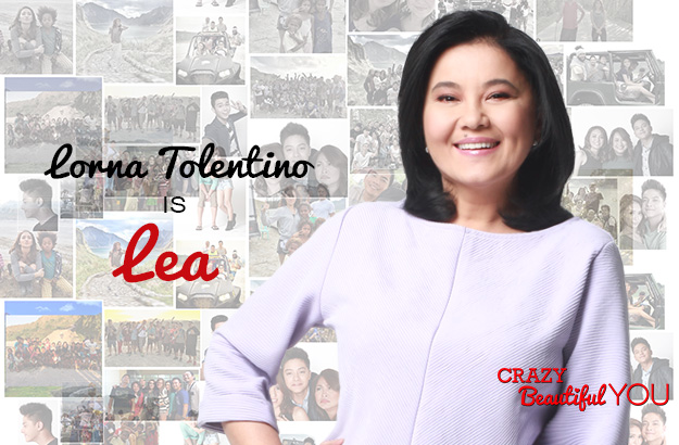 “I portrayed my role easily because the manner the story is written is figuratively synchronal as I characterize the role.” – Lorna Tolentino; Portrays as mother of Kathryn in ‘Crazy Beautiful You’