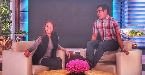 John Prats shows off his ‘shining moment’ at The Ellen De Generes Show