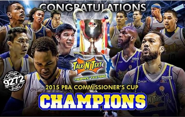 Talk ‘n’ Text wins against Rain or Shine Elasto Painters on Game 7 Philippine Commissioner’s Cup 2015