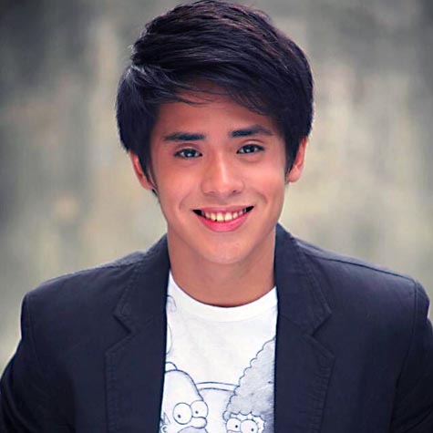 Newcomer Shaun Salvador feels flattered when people notice his good looks