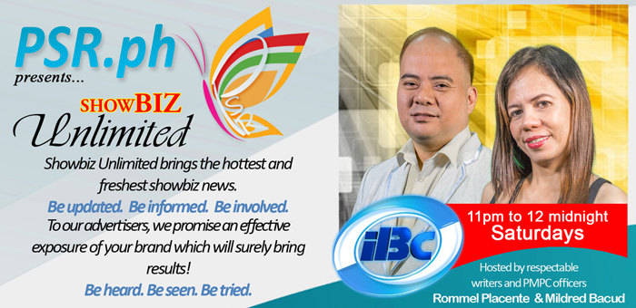 Showbiz Unlimited airing on IBC-13 beginning July 4, 2015