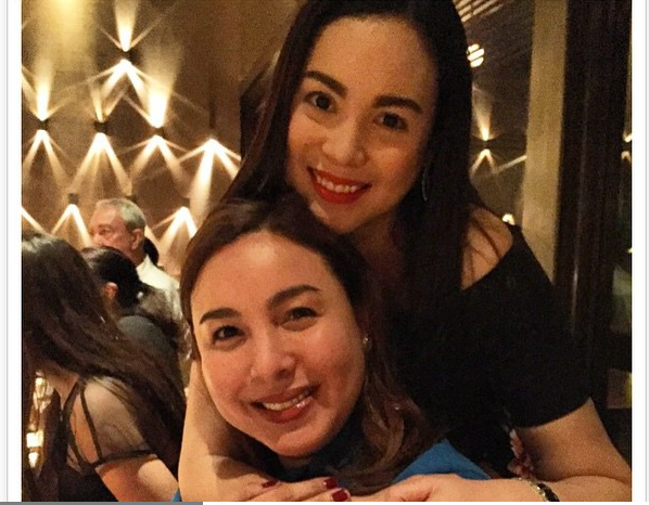 Claudine Barretto spent her birthday with her family, including sister Marjorie