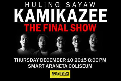 Kamikazee frontman Jay Contreras turns emotional after the band’s farewell concert