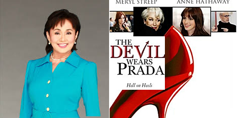 Vilma Santos in tries a role similar to Meryl Streep’s in “The Devil Wears Prada”