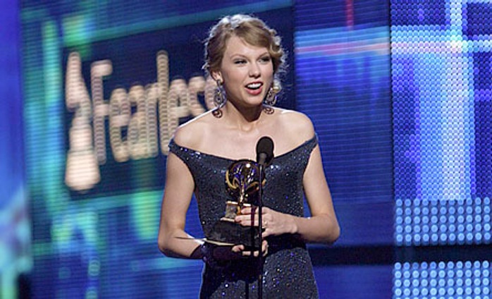 Taylor Swift wins Album of the Year Award at Grammys