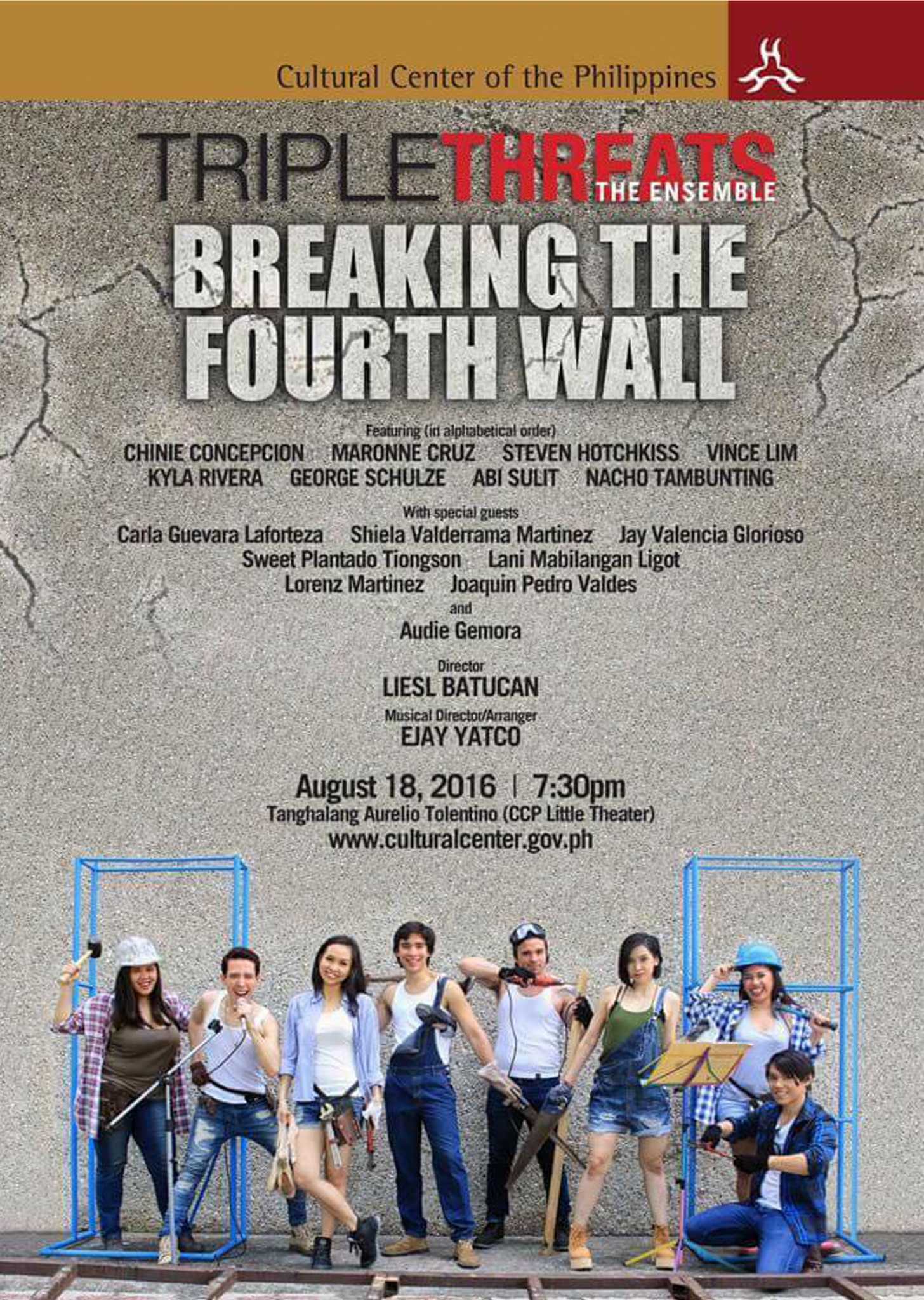 TRIPLE THREATS – THE ENSEMBLE “BREAKING THE FOURTH WALL” AT CCP
