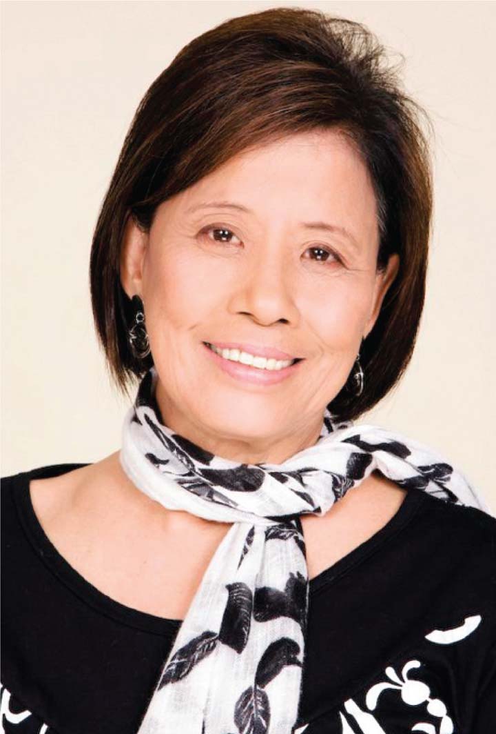 Mother Lily, happy and fulfilled at 77!