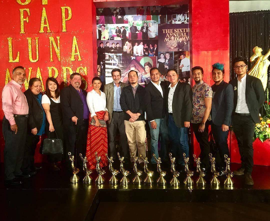 Luna Awards 2016 announced winners; Vilma Santos and Jaclyn Jose received special recognition
