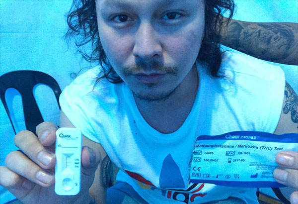 Result shows actor Baron Geisler negative