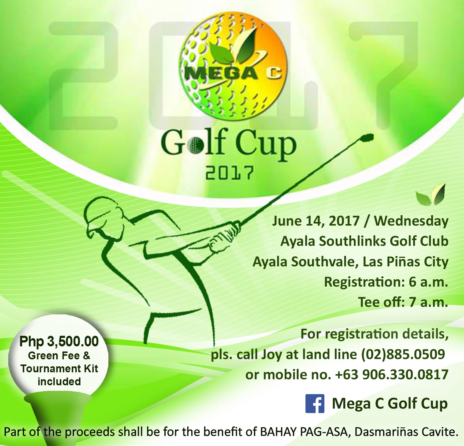 MEGA C Golf Cup 2017 takes passion for winning to a new level