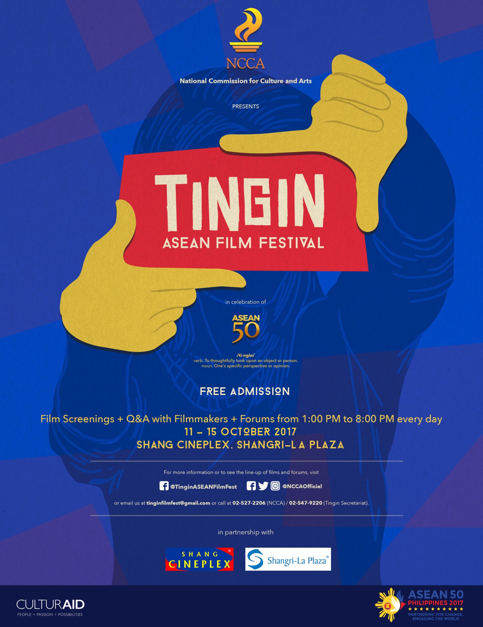 Tingin ASEAN Film Festival unfolds at Shang Cineplex from October 11 to 15