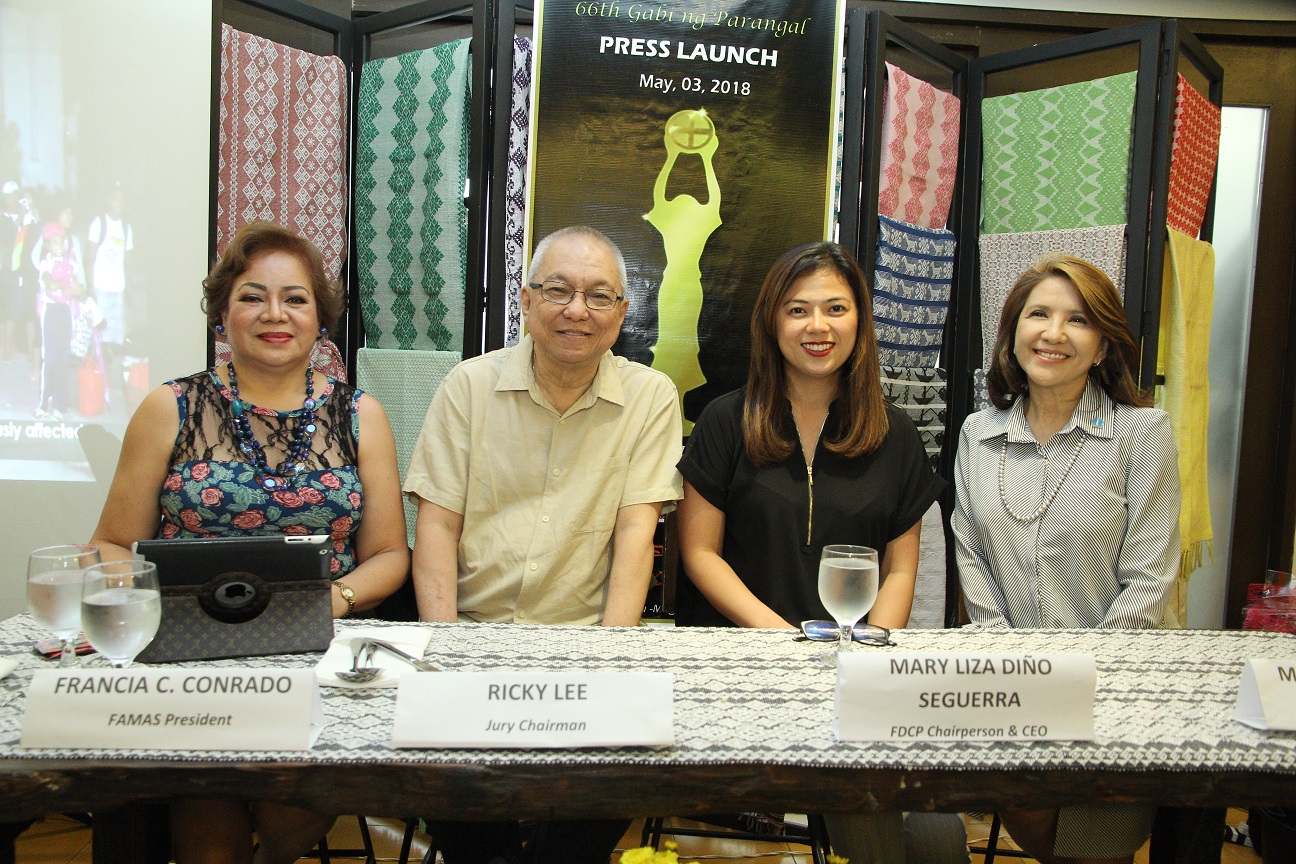 66th FAMAS now partners with FDCP, Ricky Lee as jury chairman
