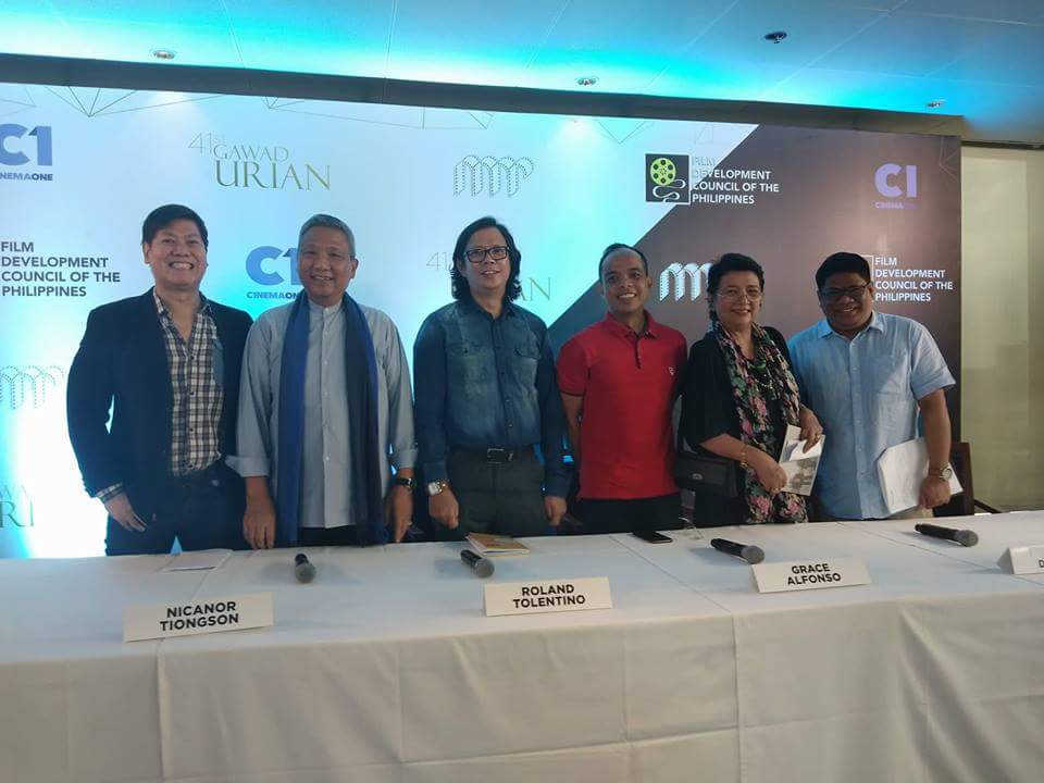 Manunuri ng Pelikulang Pilipino announces 41st Gawad Urian nominees