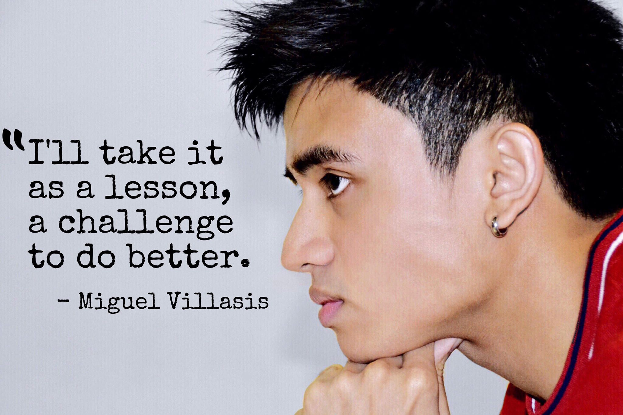 “Miguel Villasis has embraced the art of acting.” – Elson Montalbo