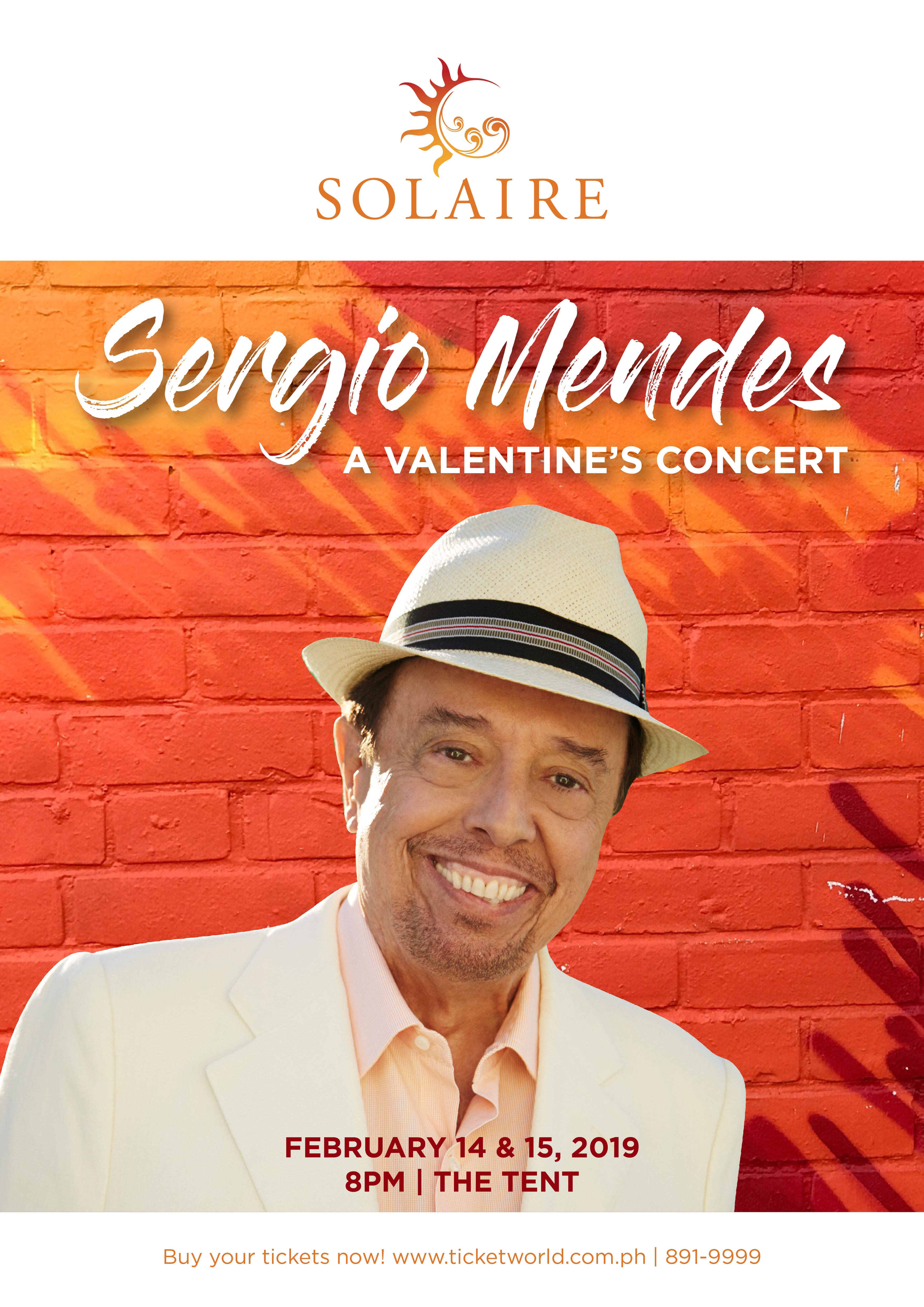 Brazilian superstar Sergio Mendes visits PH for two-night concert this Feb