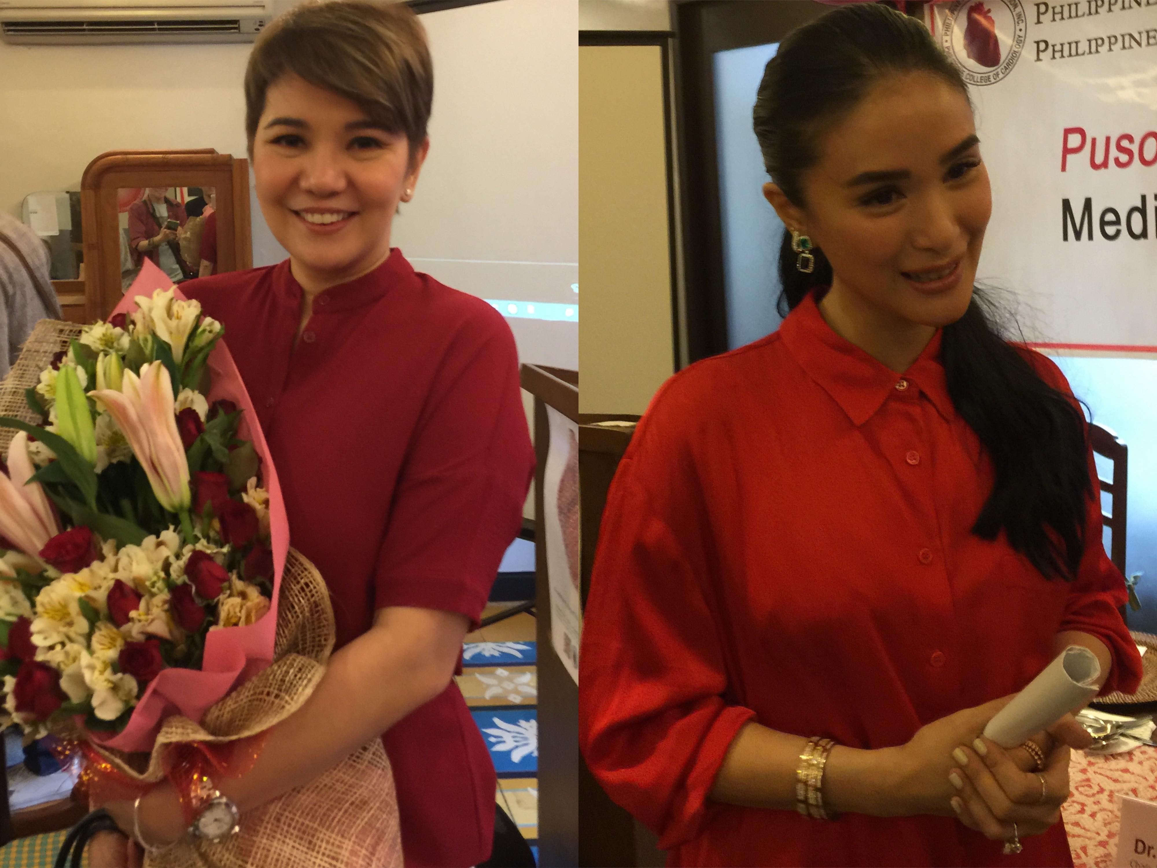 Amy Perez, Heart Evangelista encourage Pinay to eat, live healthy