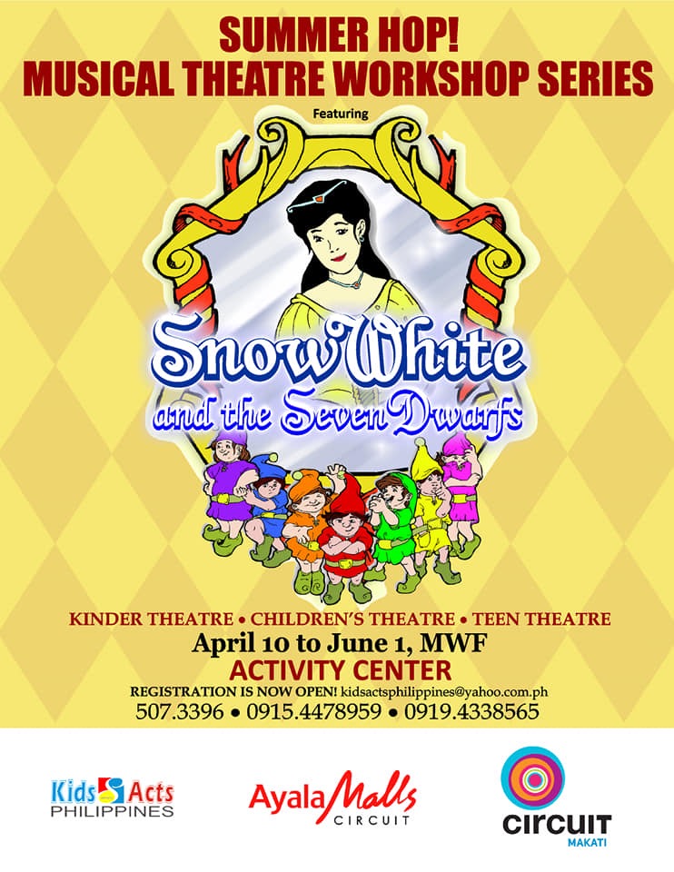 SUMMER WORKSHOP BY KIDS ACTS PHILIPPINES ALL SET FROM APRIL 10 – JUNE 1