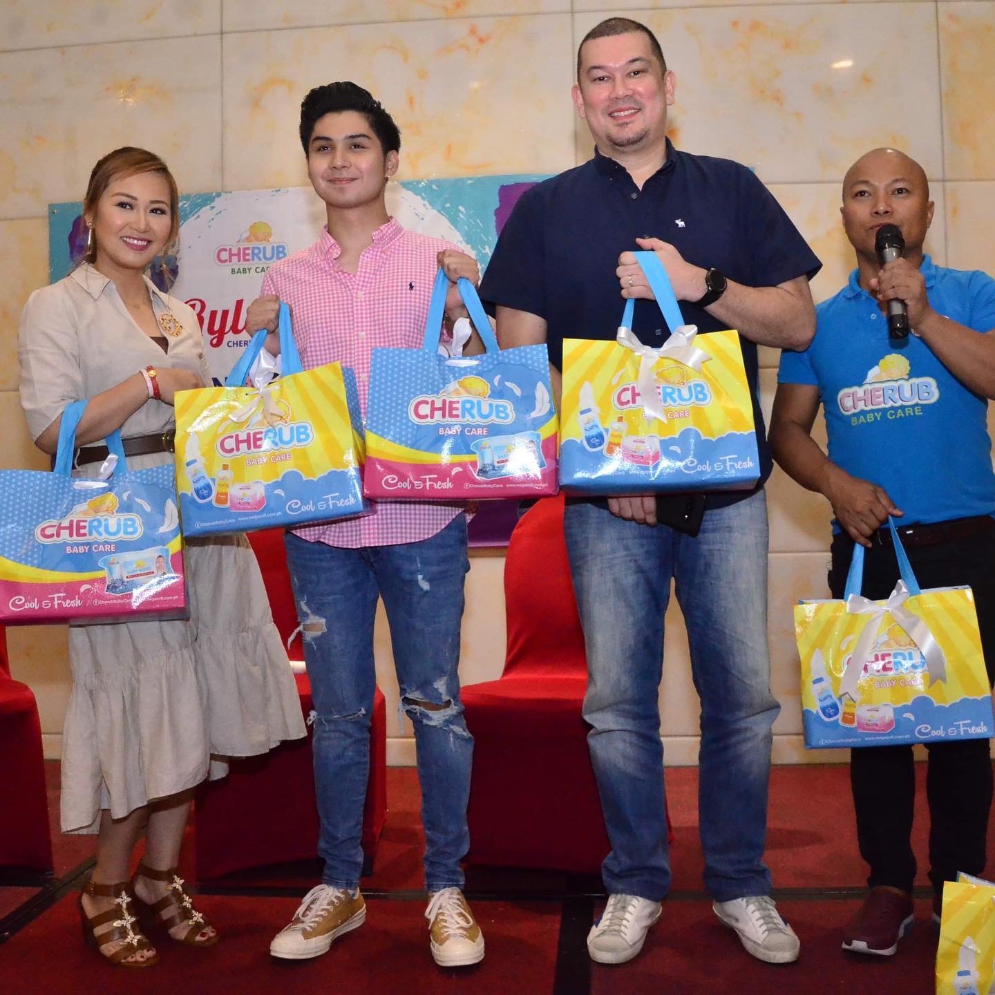 After signing, Ryle Santiago expected to do more school, mall tours for Cherub Baby Products