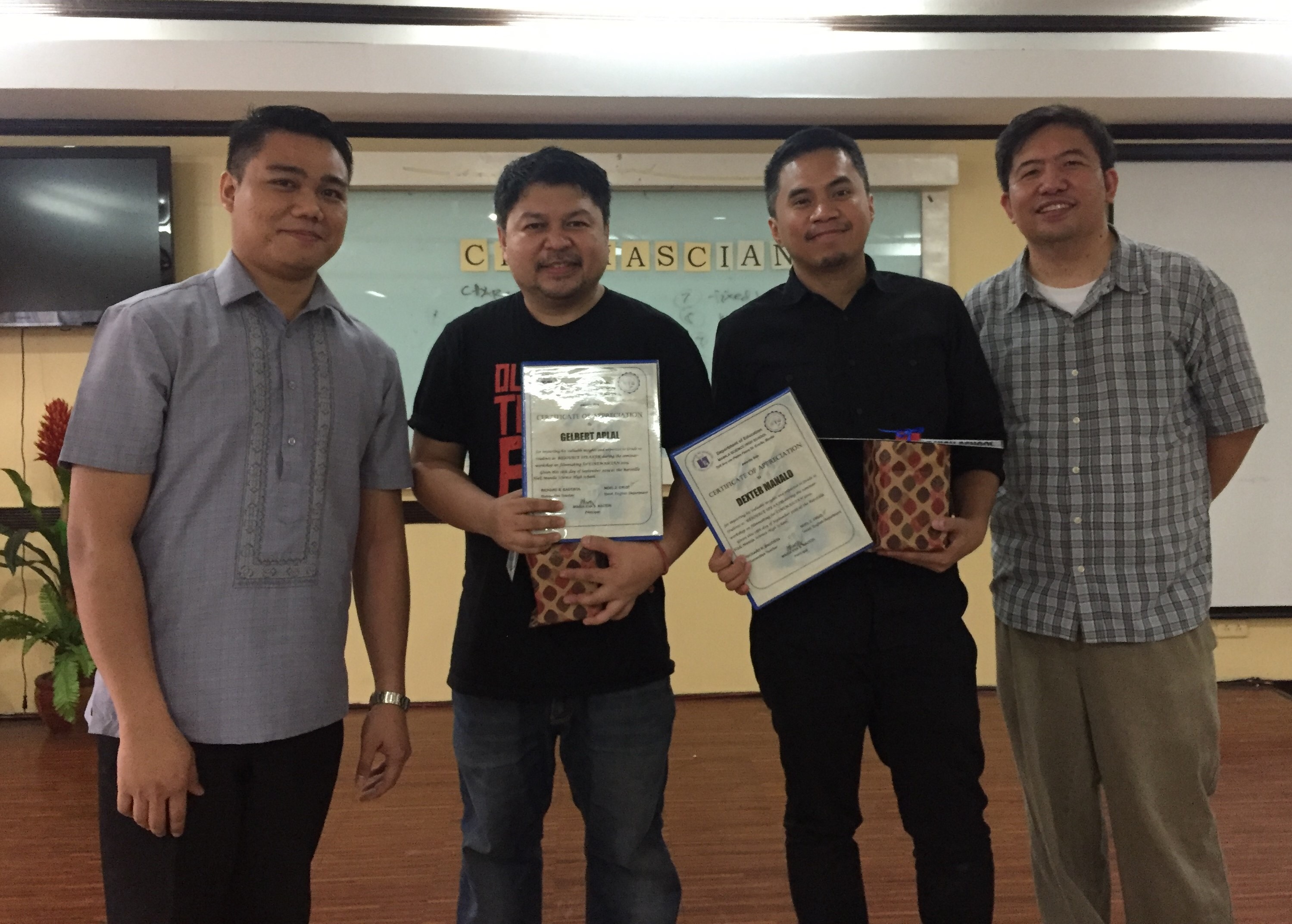 MaSci holds film seminar-workshop