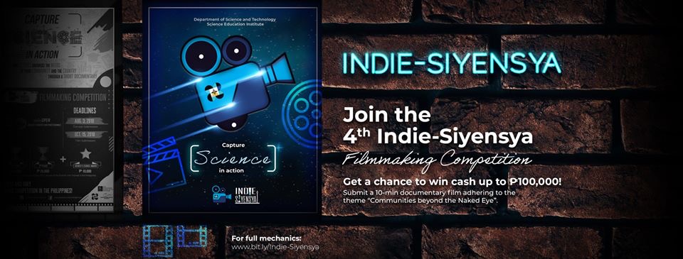 Indie-Siyensya deadline extended to January 27