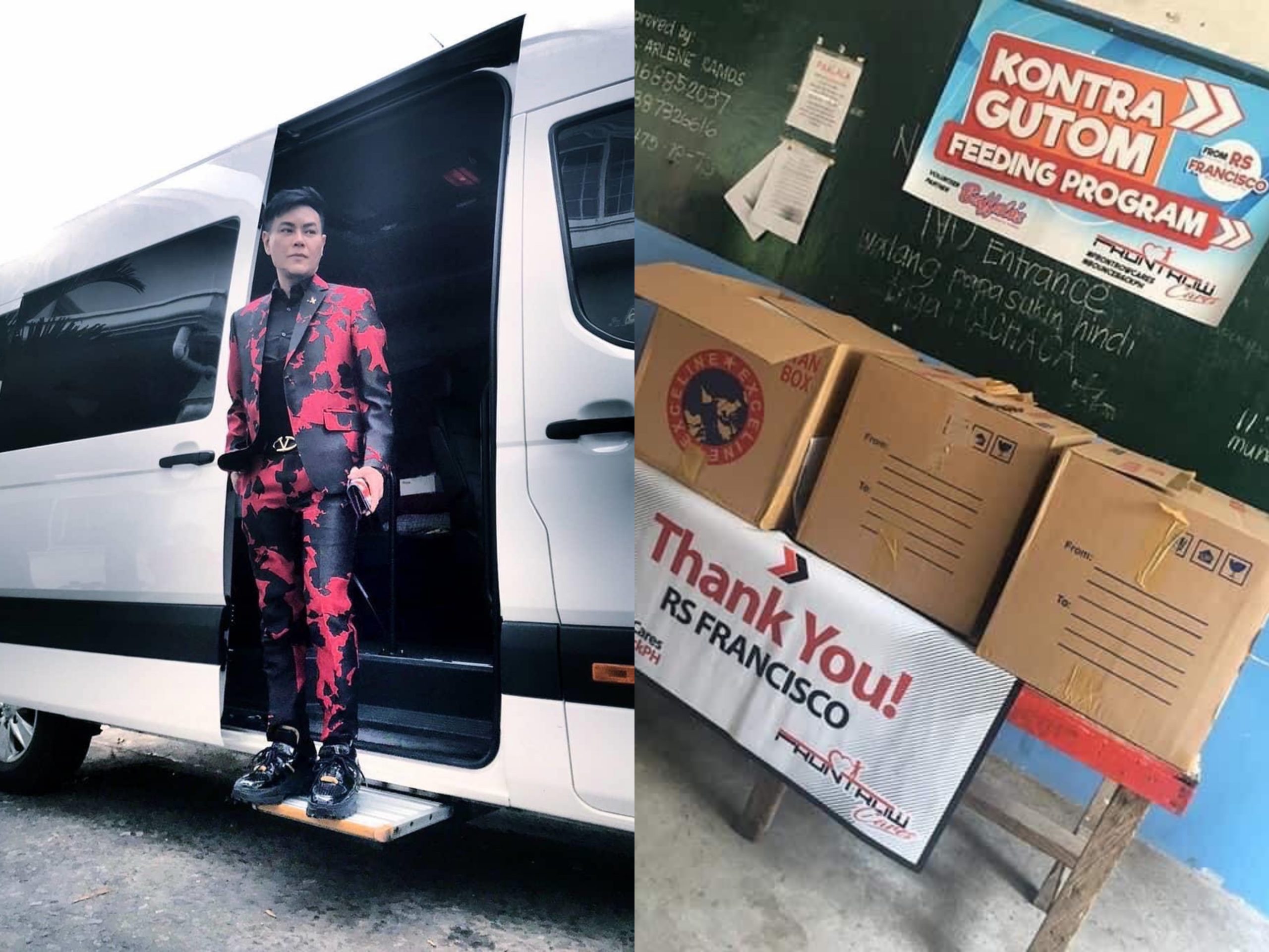 Frontrow owner RS Francisco feeds 1,000 Filipinos everyday