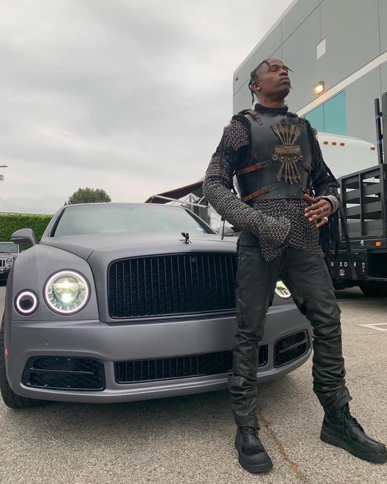 Rapper Travis Scott sells COVID-19 protection