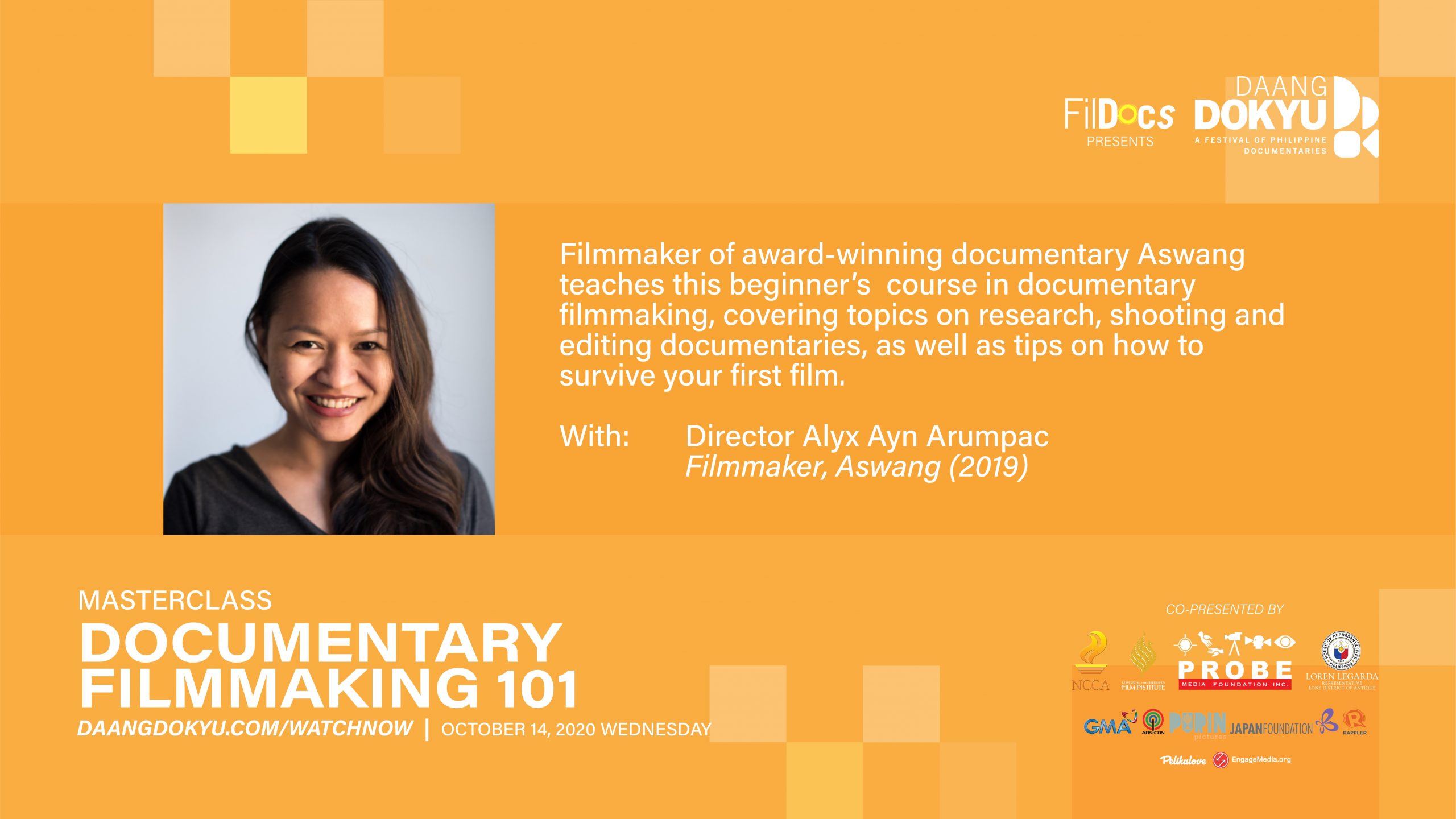 Daang Dokyu offers free masterclasses