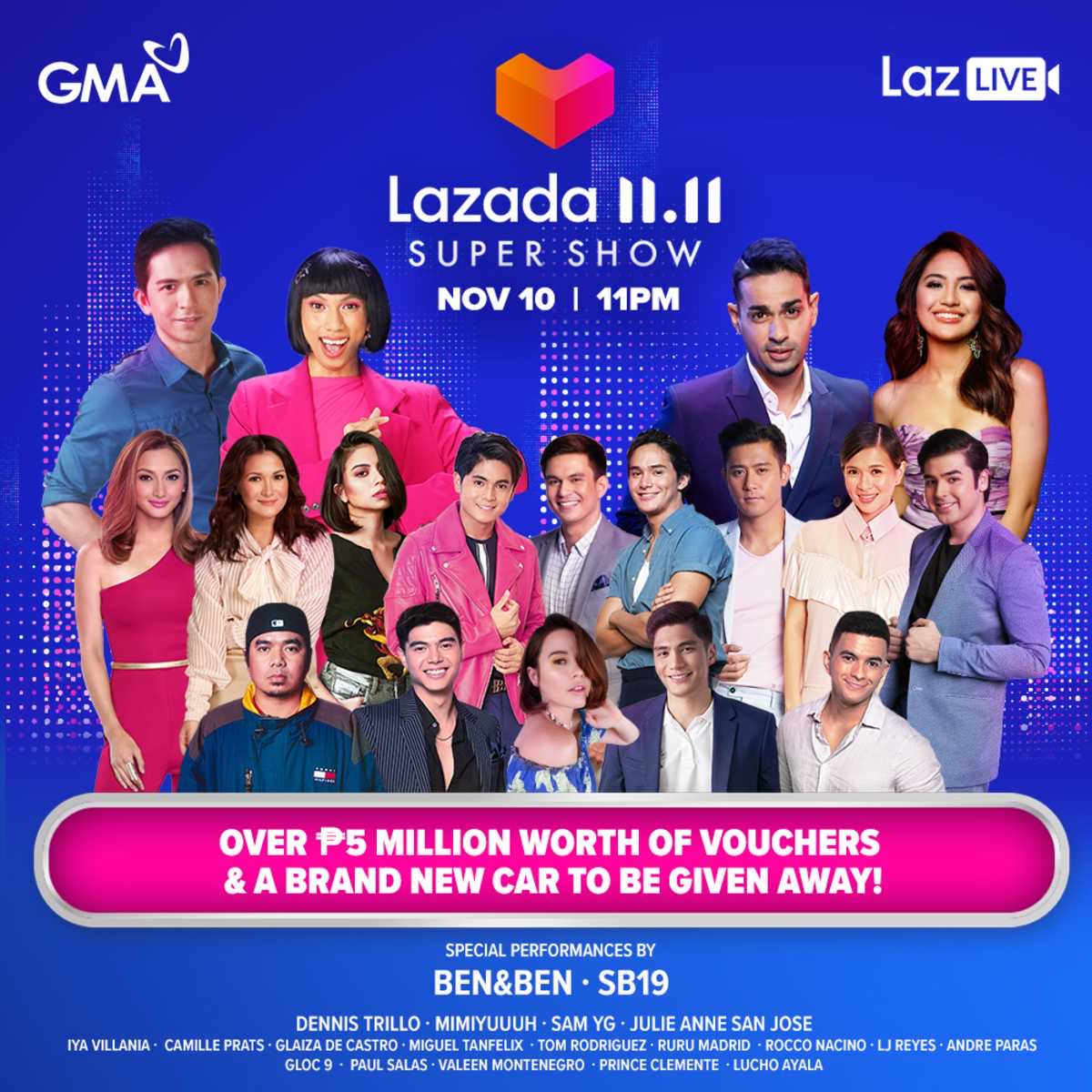 Kapuso stars headline Lazada’s biggest one-day sale