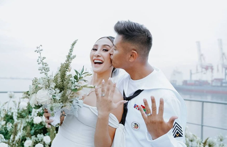 Some guests witnessed Rocco-Melissa wedding via zoom