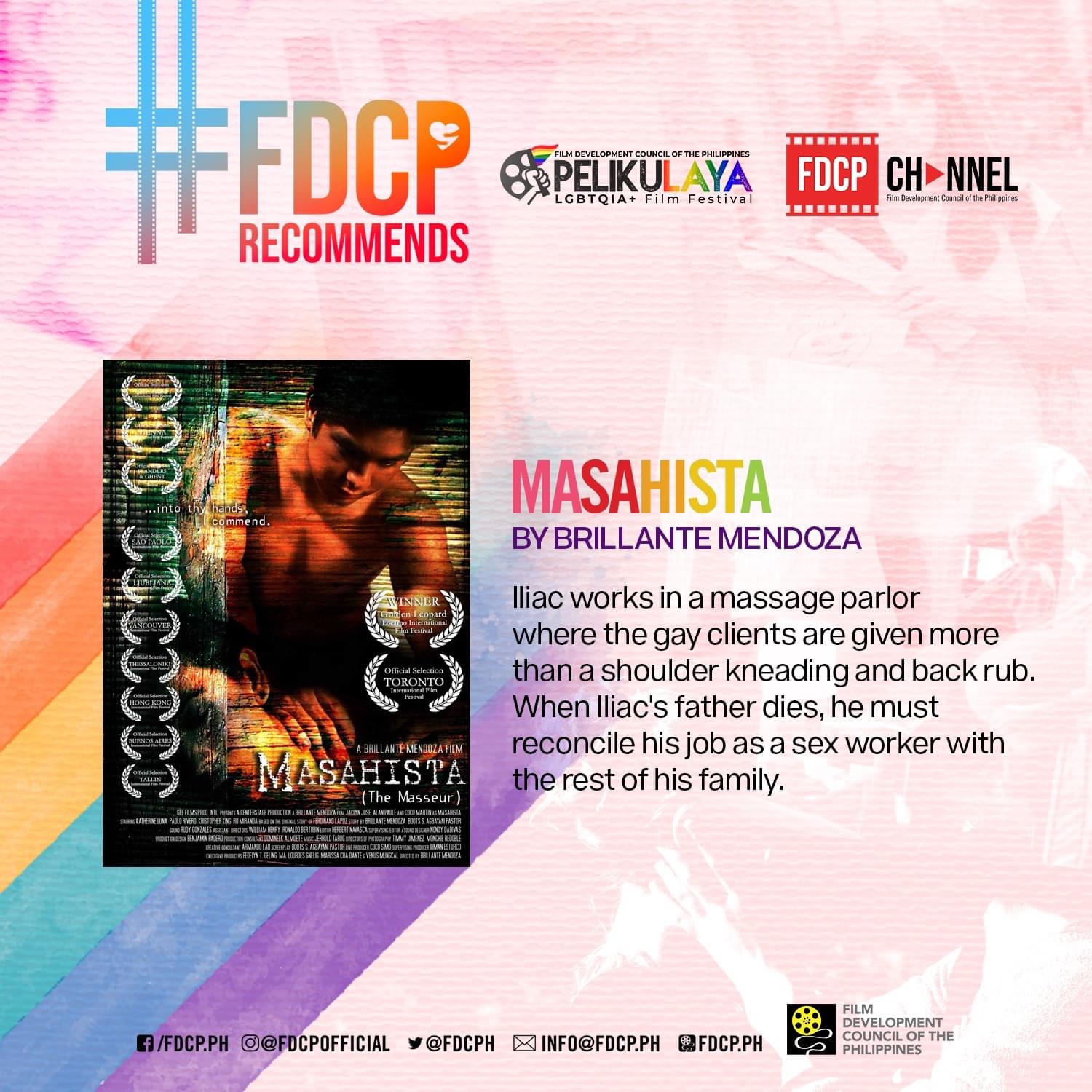 Gay films available this pride month at FDCP