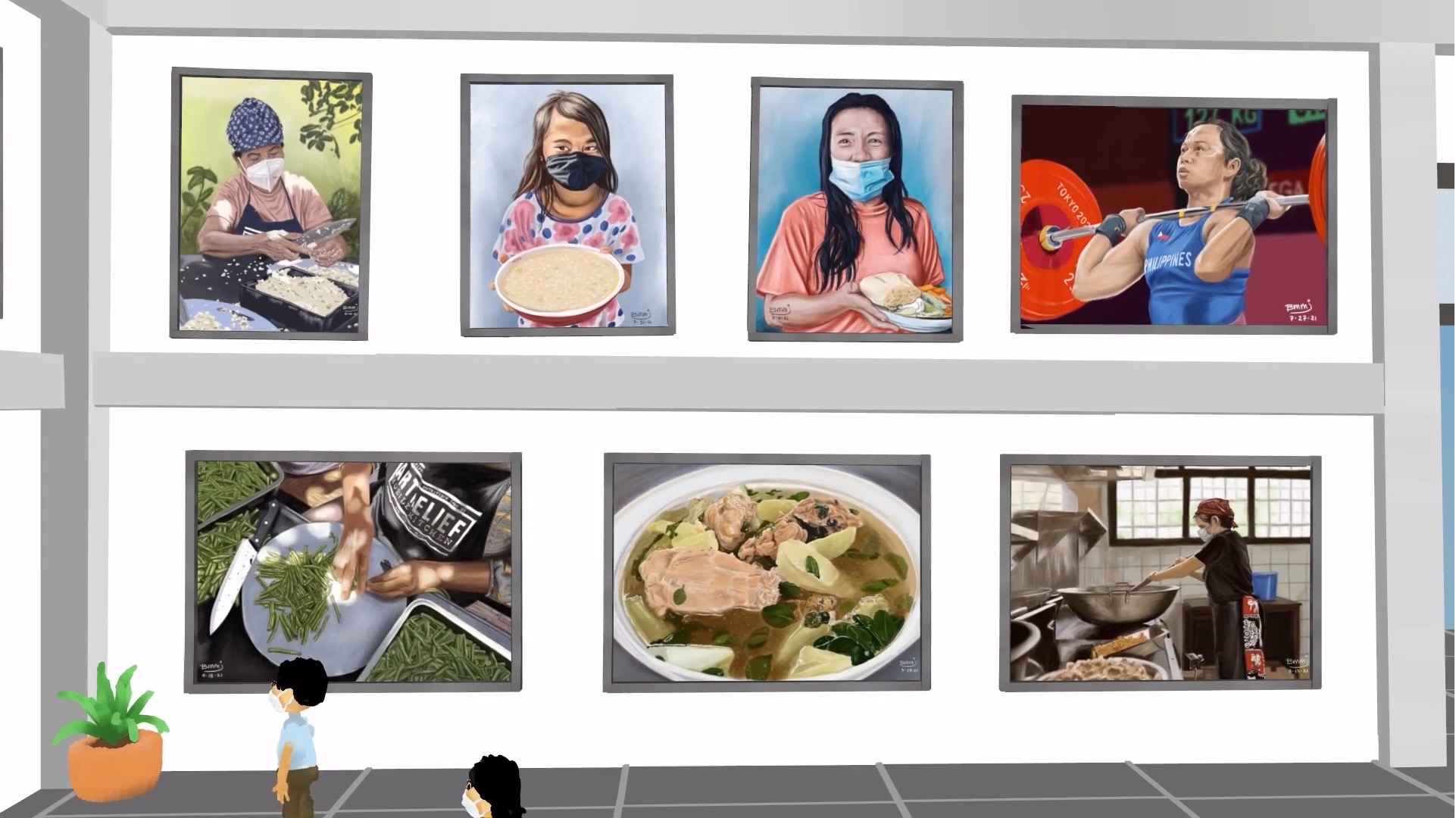 Benilde honors fallen pandemic heroes via online art exhibit