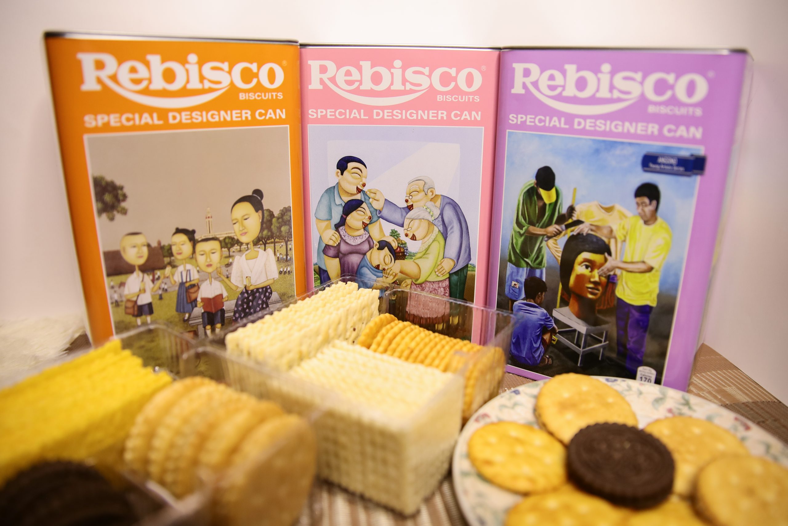 Talented artists design popular biscuit brand’s tin cans