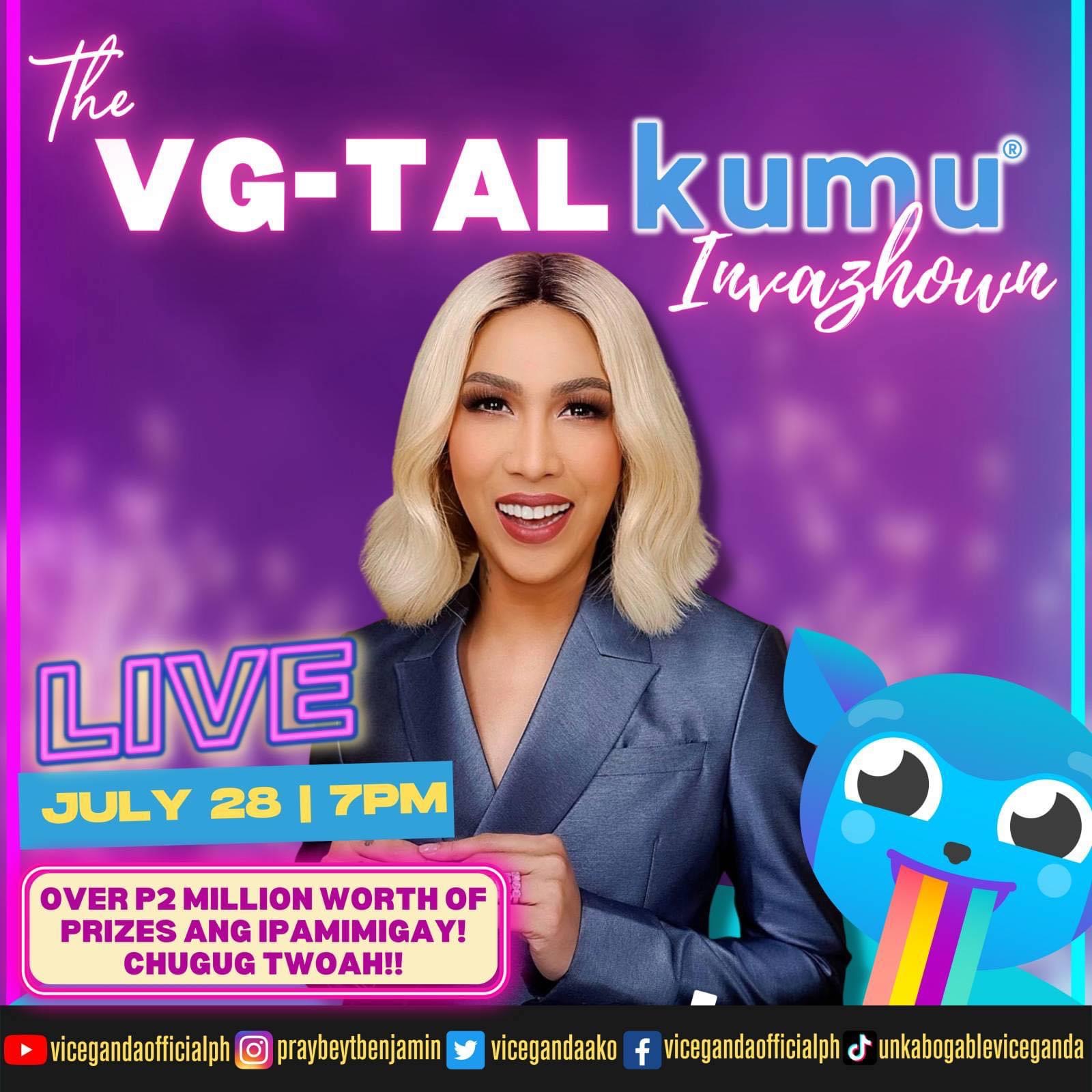 Vice Ganda giving away P2M to Kumu community
