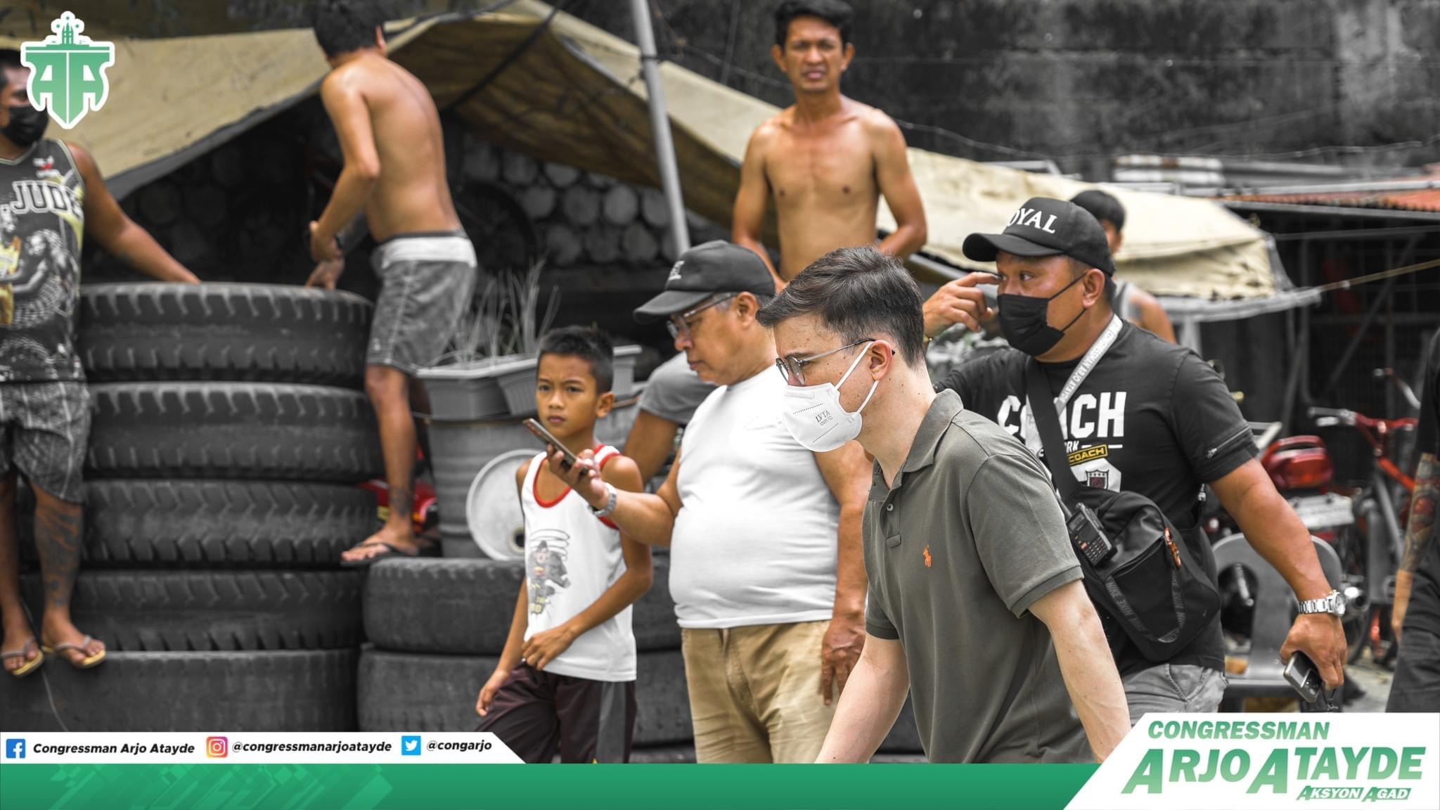 Rep. Arjo Atayde sends assistance to fire victims in Brgy. Balingasa; DSWD, Mayor Joy support ‘Aksyon Agad’ man
