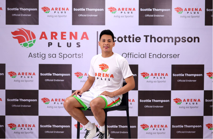 Basketball star Scottie Thompson signs an endorsement deal with entertainment App