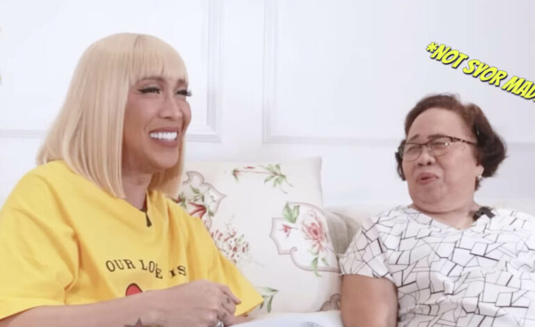 Phenomenal Superstar Vice Ganda shares special moment with Nanay Rosario