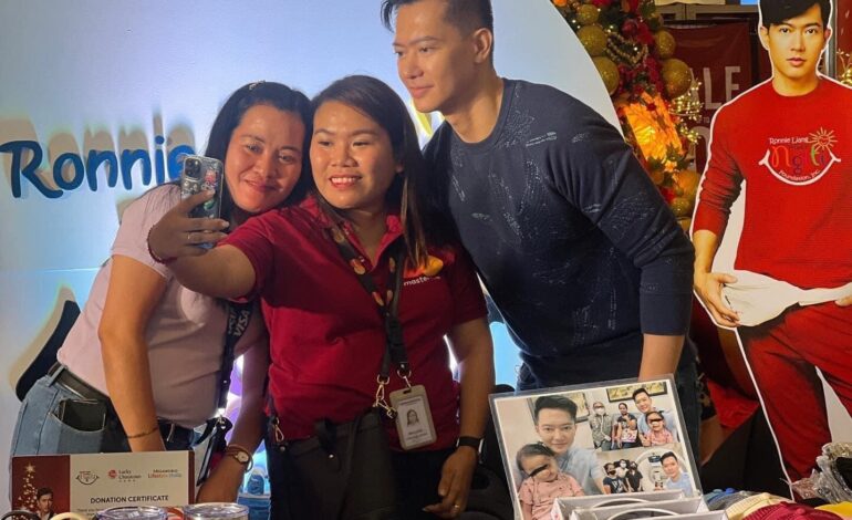 Tunes of Joy and Giving: Ronnie Liang’s festive philanthropy