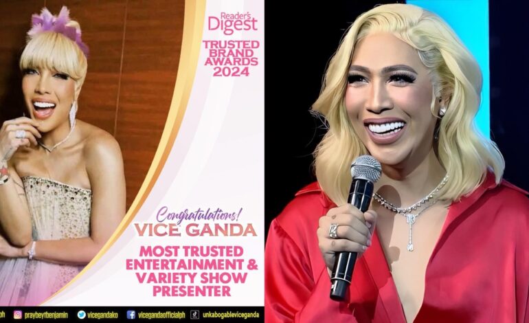 Vice Ganda receives Reader’s Digest award, gears up for birthday celeb on GMA