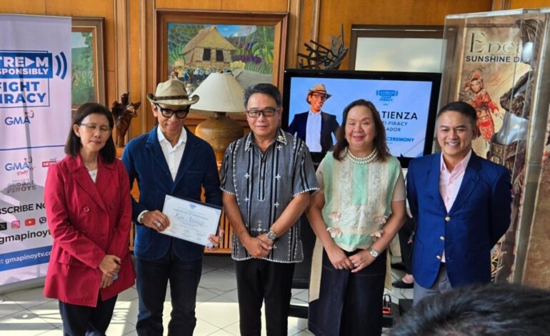 Kim Atienza joins the fight against piracy
