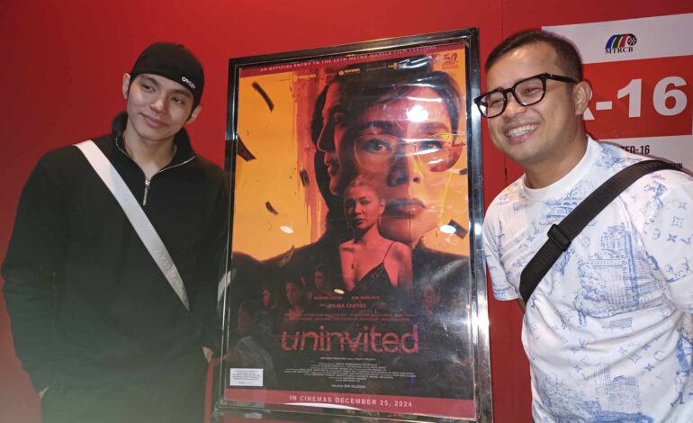Ron Angeles, Bryan Dy discuss MMFF entry ‘Uninvited’