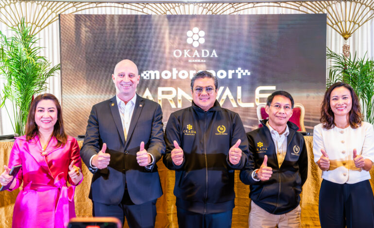 Jomari Yllana teams up with Okada for a racing event